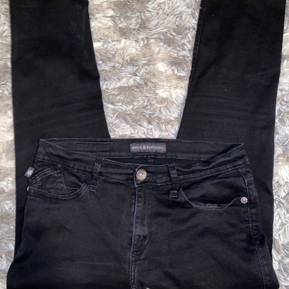 Rock & Republic Black Jeans